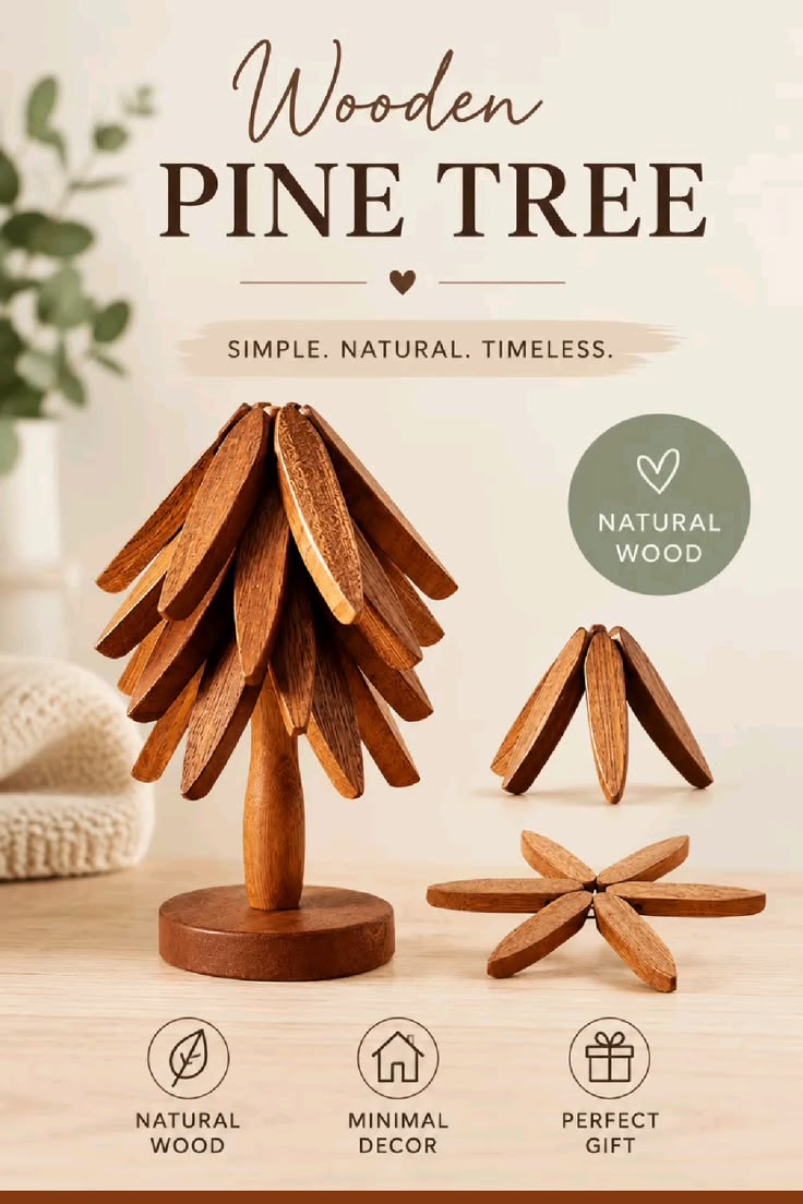 Wooden Trivets for Hot Dishes
